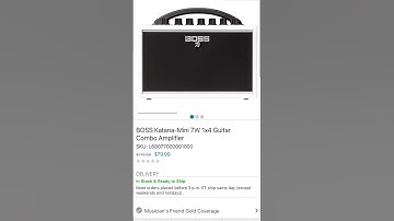 Boss Katana Mini $80