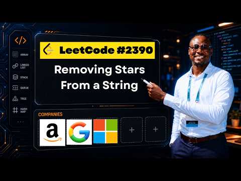 Removing Stars From a String - LeetCode 2390 (Stack Approach in Python)