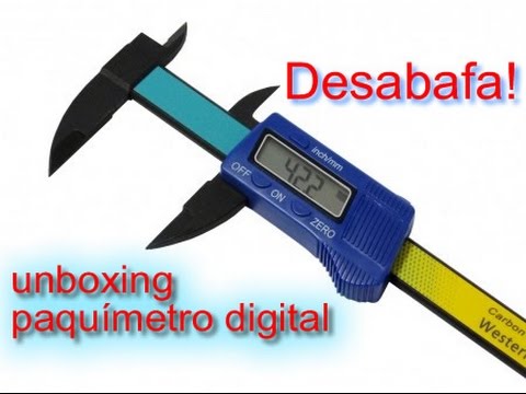 unboxing paquímetro digital