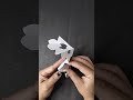 Simple White Paper Snowflake Tutorial | DIY Shorts #viralvideo