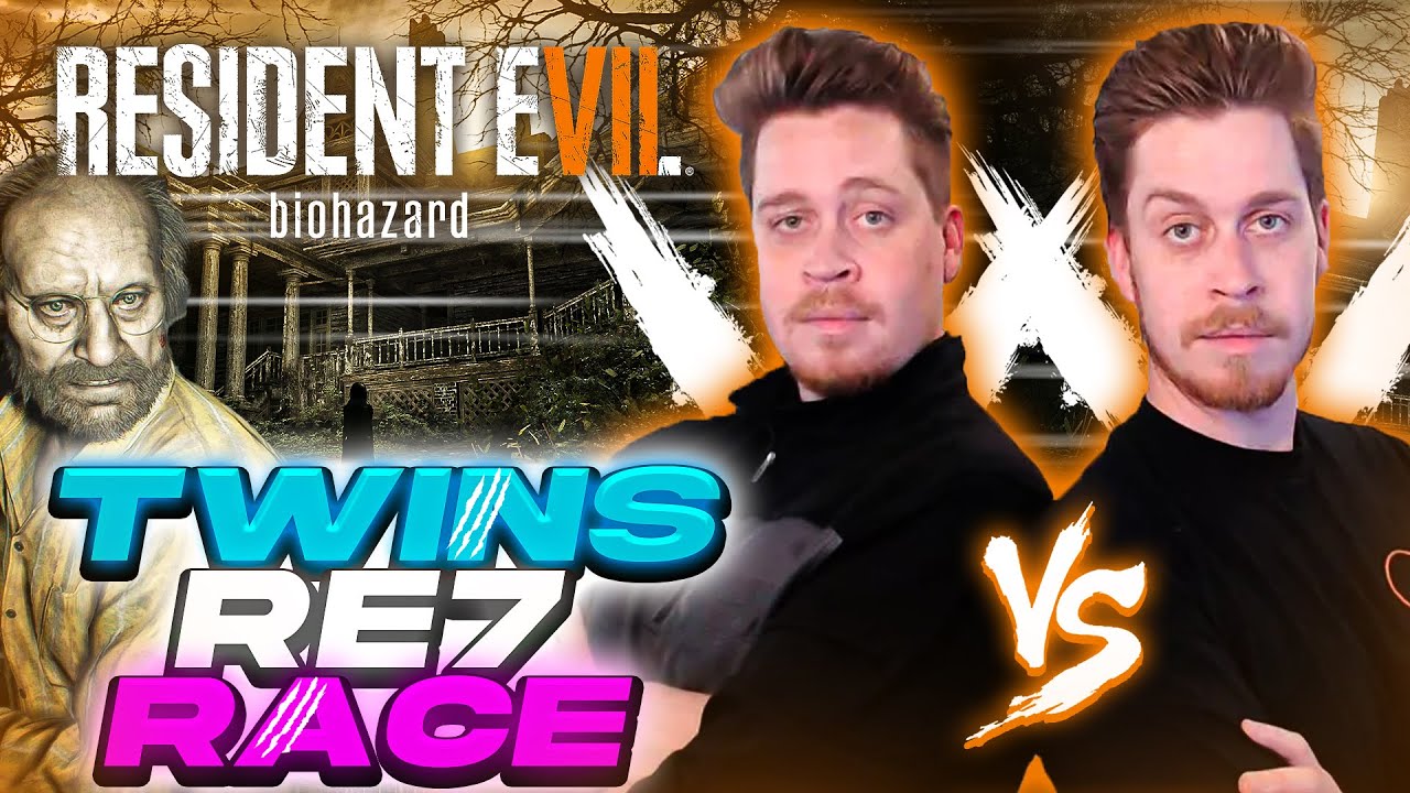 TWOTWINS RESIDENT EVIL 7 RACE | LOSER gets PIED!🥧 [FULL PLAYTHROUGH]
