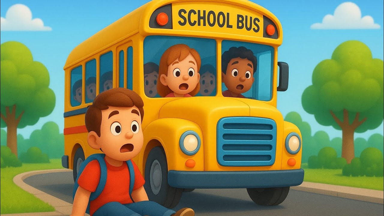 Wheels on the Bus | nursery rhymes | 3D Cartoon | Fun Ride for Kids | bhoobhookids