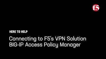 Connect to the F5 VPN with BIG-IP Edge Client