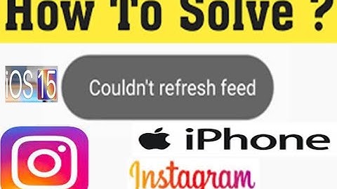 fix iPhone Instagram Couldn