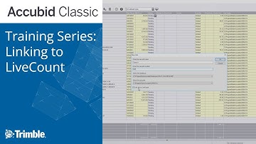 Accubid Classic Estimating & LiveCount: Linking Accubid Classic to LiveCount