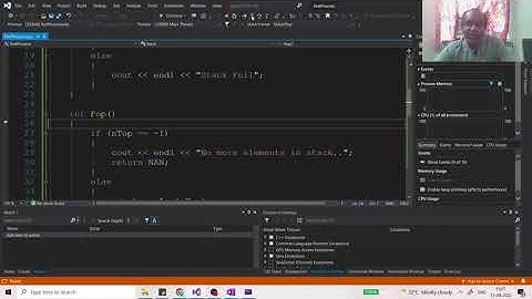 Stack Implementation Code In C++ with fixed size array || In Hindi || By Vikash Shakya