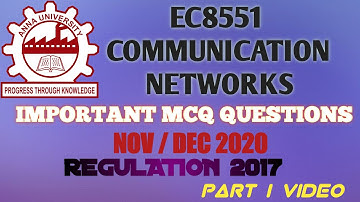 MCQ Communication Network