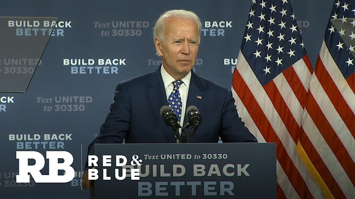 Joe Biden says he's the "antithesis" of President Trump