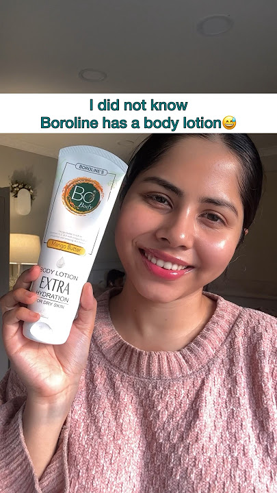 Boroline has a body lotion!😅 did you know that ? #skincare #beauty