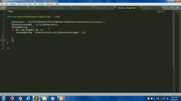 PHP - Generate Random String Using PHP
