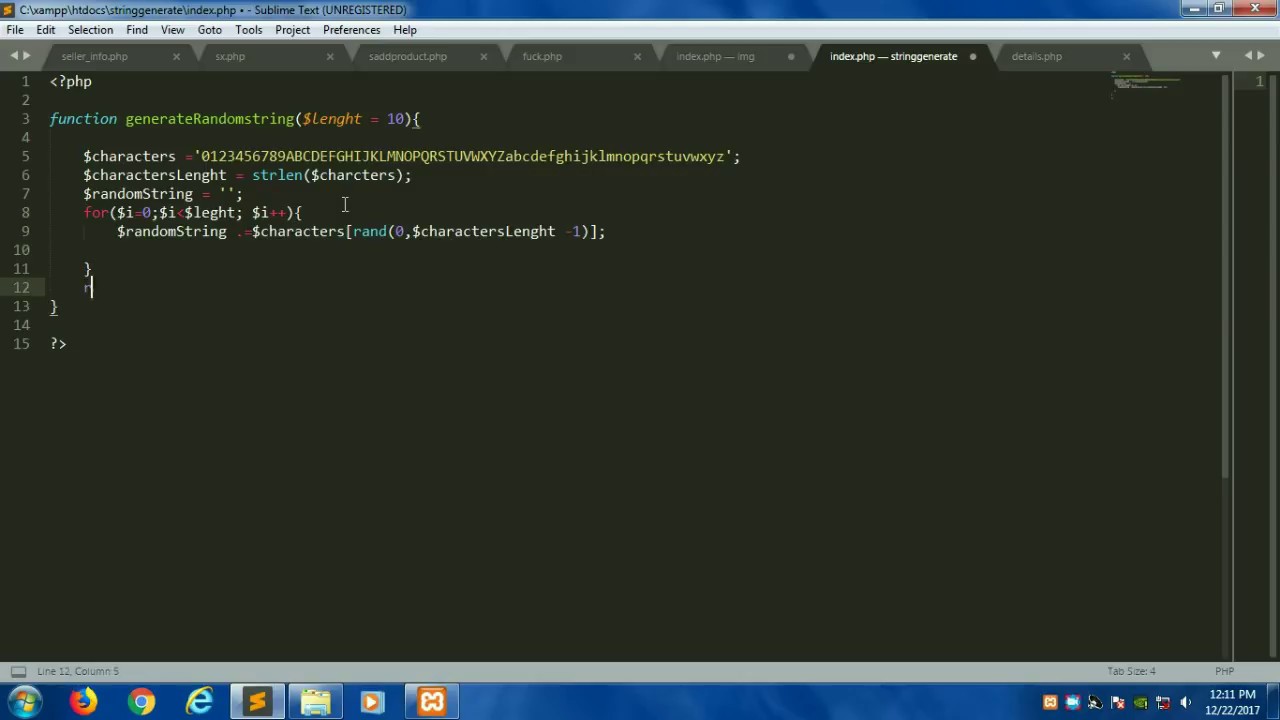random php string