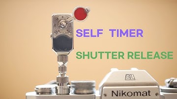 Old Self timer, Shutter release