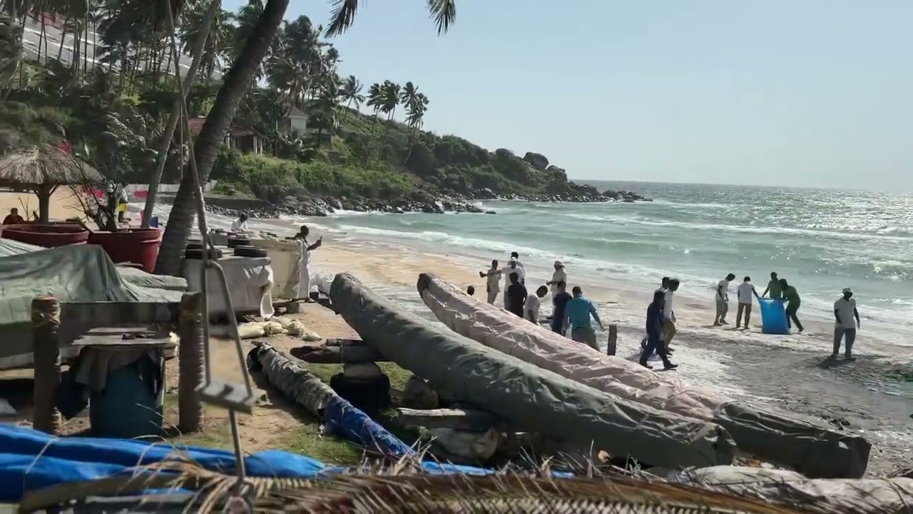 Kovalam Beach 🏖️ 