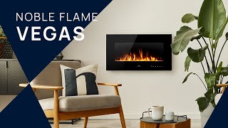 Moderner Elektrokamin Für Die Wandmontage Noble Flame Vegas