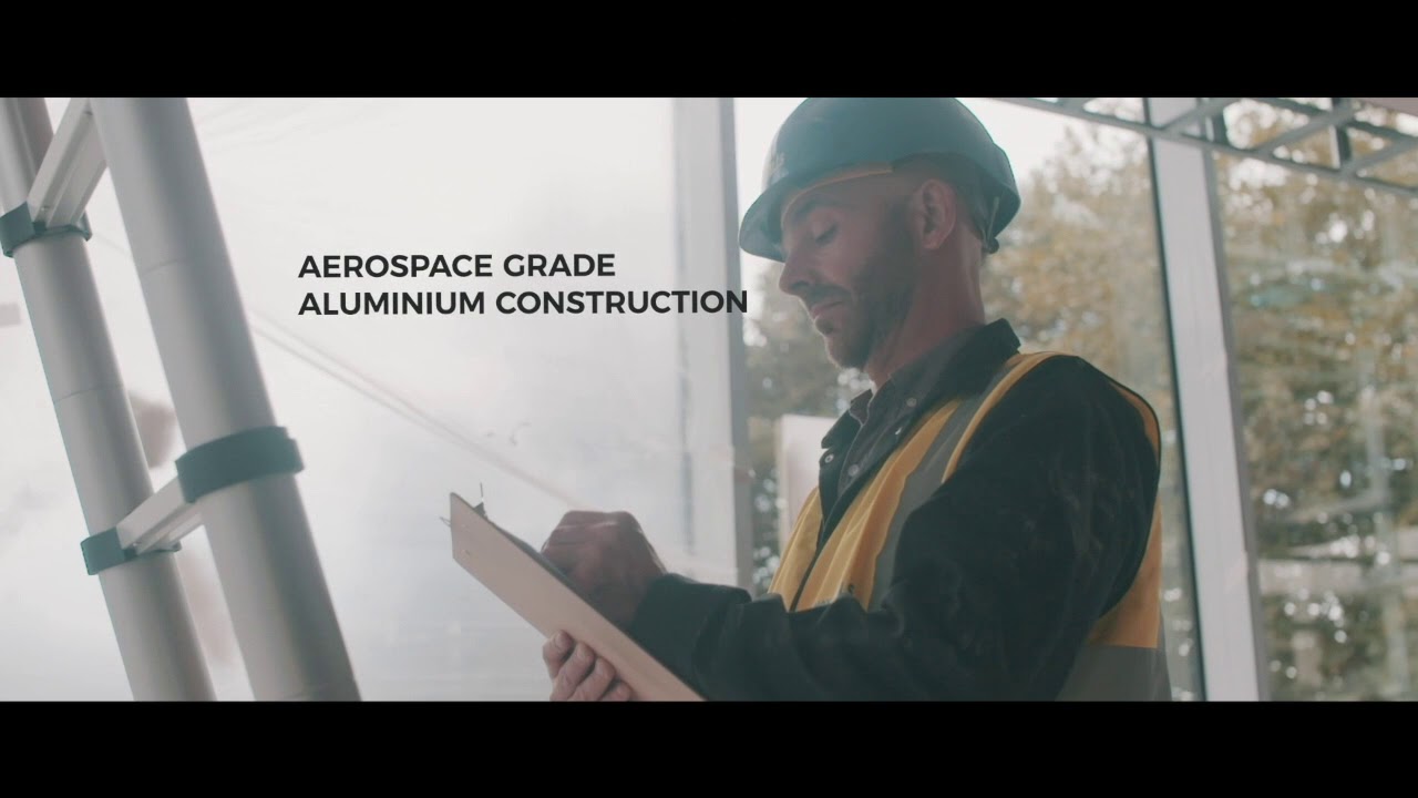 Ladder 900 European Telescoping Ladder - 900 Series 3.8m - YouTube
