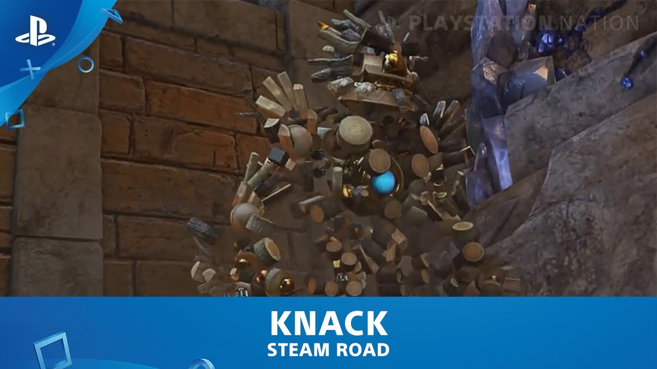 KNACK - Walkthrough - Chapter 6-2: Steam Road [Very Hard] - YouTube