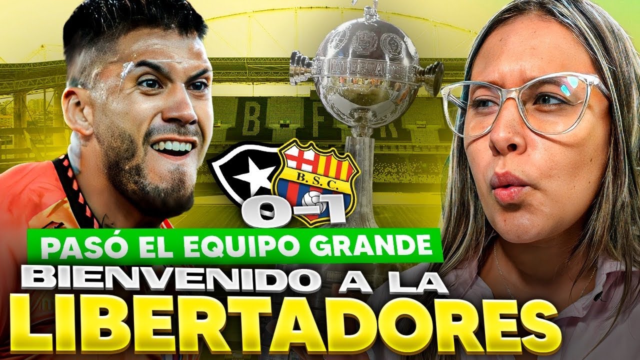 💣🔥BARCELONA DE ECUADOR A LA LIBERTADORES- ELIMINÓ AL CAMPEÓN BOTAFOGO/🇦🇷Ari Isasi los elogia 🇪🇨❤️🇦🇷