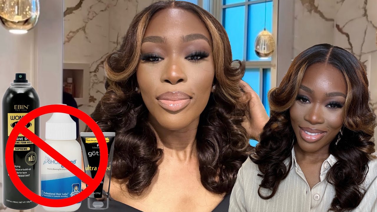 HOW TO COMPLETELY GLUELESS BEYONCE INSPIRED HIGHLIGHTED WIG. NO DYE JOB NEEDED! ft LUVME