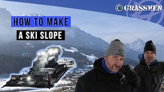 How do they make Ski Slopes in the Alps?