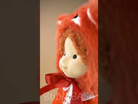 Кукла Ива в шапочке «Лисёнок»