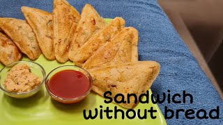 No Bread Sandwich in Just 10 Minutes | Sandwich without Bread | Instant Sandwich #foodkitchenlab