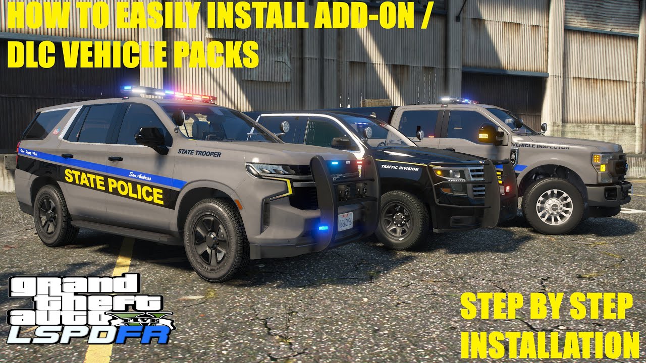 how to install police cars in gta 5