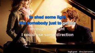 Hugh Grant and Haley Bennett - Way back into love karaoke with lyrics chords