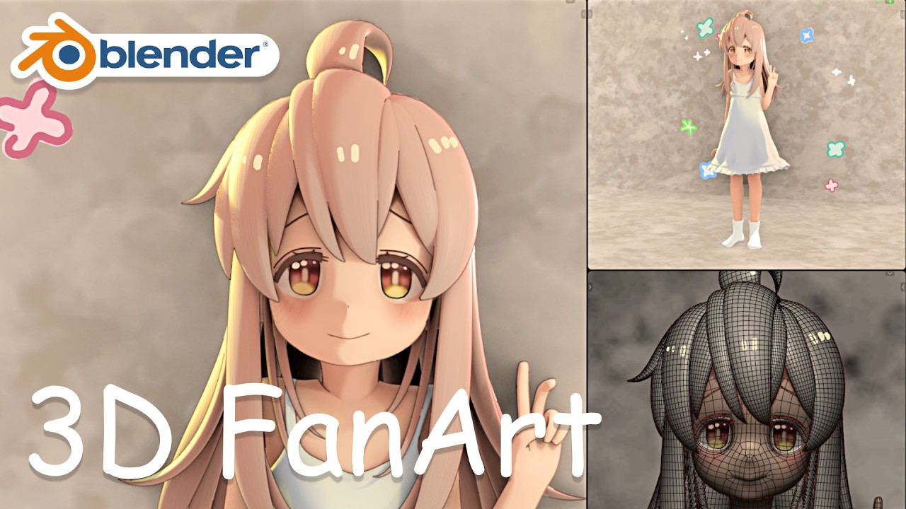 3D Fan Art] I Tried Making Mahiro from Onimai in Blender! - YouTube