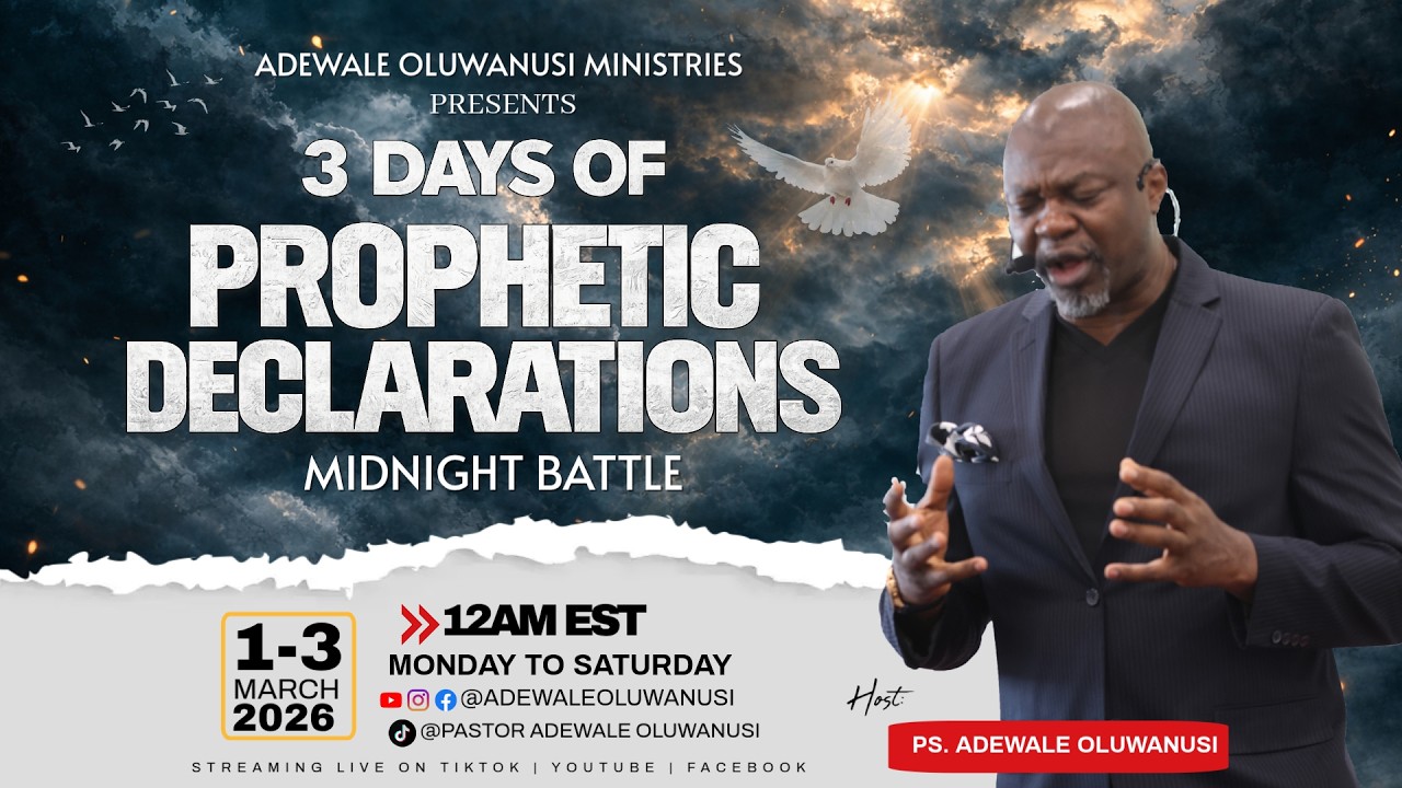 3DAYS BLESSING AND PROPHETIC DECLARATION FOR THE MONTH OF MARCH. DAY 2