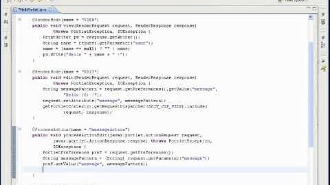 Portlet 2.0 Modes "Edit & Help"