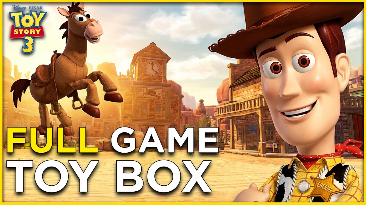 Toy Story 3 (PS3) | FULL TOY BOX MODE | Playthrough (No Commentary
