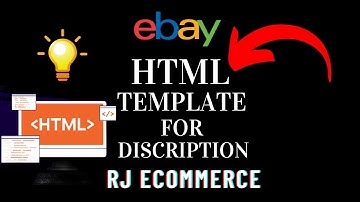 How To Create eBay HTML Listing Template  2023 | Free eBay Description Templates | RJ-ecommerce