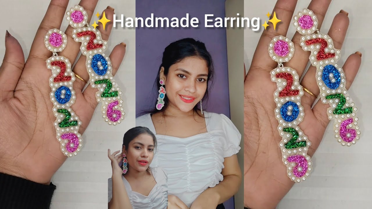 Handmade Earrings Making ✨ | Simple & Elegant DIY Earrings Tutorial