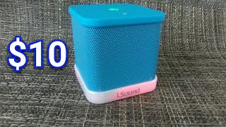 i.Sound iGlow Sound Cube Wireless Bluetooth Speaker, Black Reviewing iGlowSound Cube Wired!