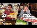 Trying Most Expensive Vs. Cheapest Chinese Food in America