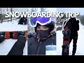 I tried snowboarding for the first time  vlog