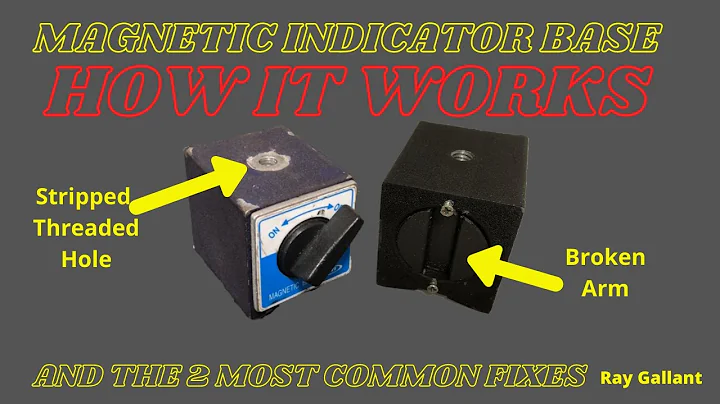 Magnetic Indicator Base how it works and the 2 most common fixes