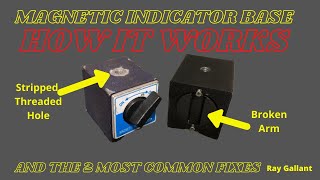 Magnetic Indicator Base how it works and the 2 most common fixes