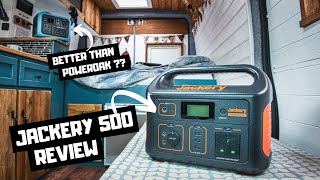 JACKERY 500 review.. is it better than the POWEROAK AC50S? Full solar generator/power pack review.