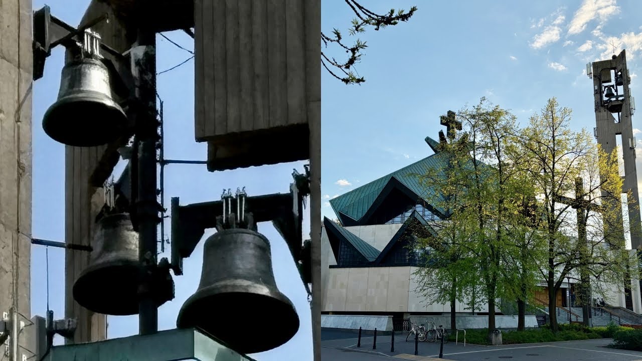 Warszawa (Stare Bielany) – mały dzwon kościoła św. Zygmunta – 12:00