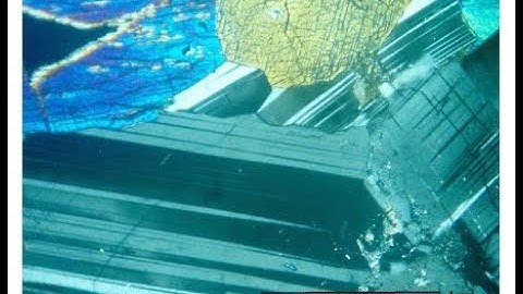 Making thin sections of rocks