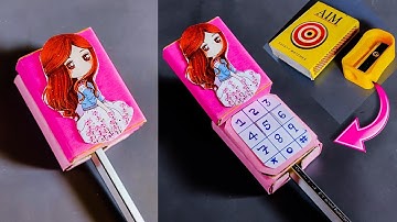 How to make phone Sharpener with matchbox | DIY phone sharpener | matchbox crafts  #bestoutofwaste