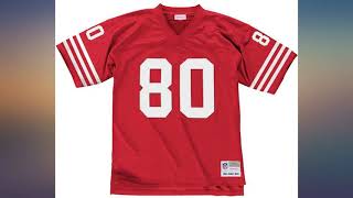 Mitchell & Ness Jerry Rice San Francisco 49ers Throwback Premier Jersey - Red review