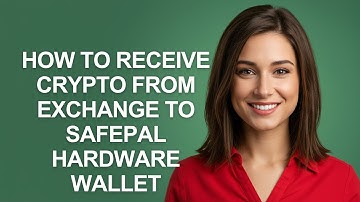 How to Receive Crypto From Exchange to Safepal Hardware Wallet - AshleyHowTo