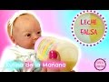 Rutina de la mañana del bebe REBORN +  Cómo hacer leche falsa para tus muñecas