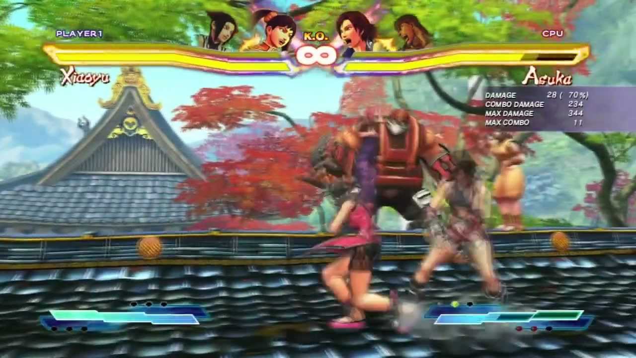 Street Fighter X Tekken Juri Combos