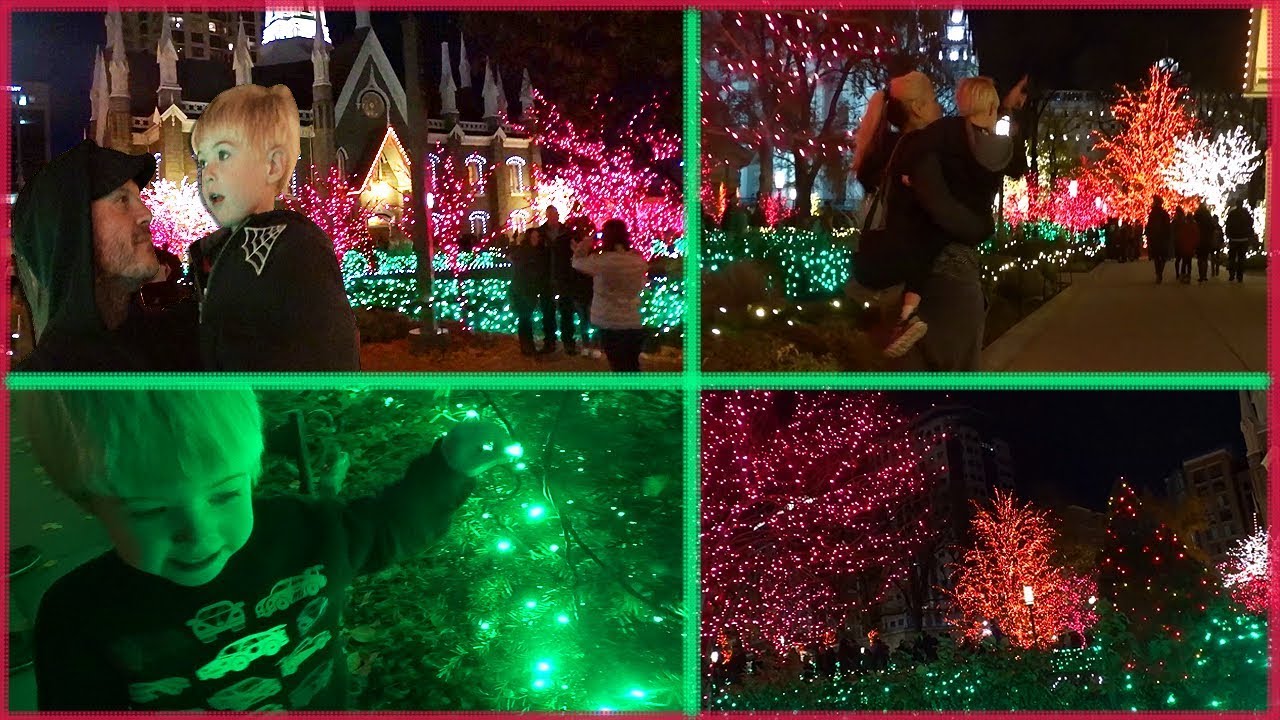 beautiful christmas lights at temple square in downtown salt lake city toddler family holiday time - Beautiful Christmas Lights beautiful christmas lights at temple square in downtown salt lake city toddler family holiday time - Beautiful Christmas Lights