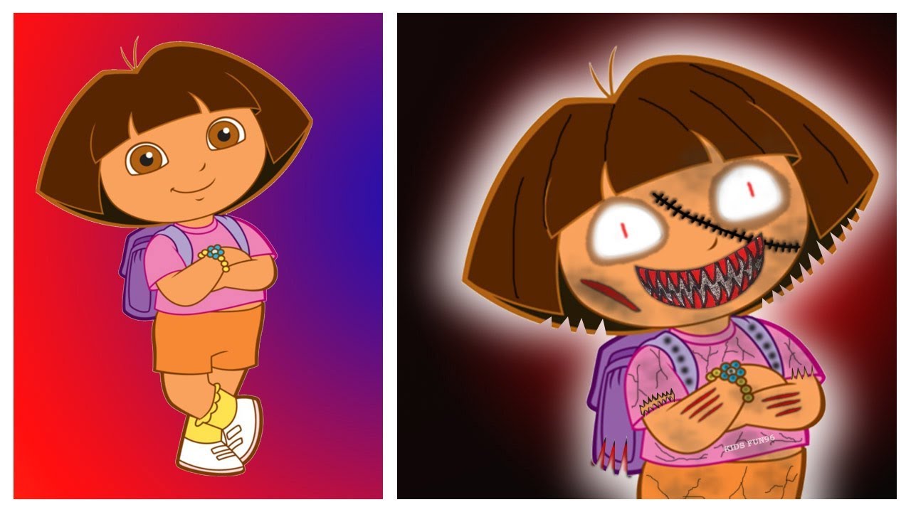 Dora The Explorer 2019 Characters HORROR VERSION 😲😲😲 YouTube