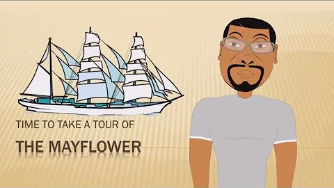 Tour of the Mayflower (Thanksgiving for Kids) Educational Videos for Students (Cartoon)