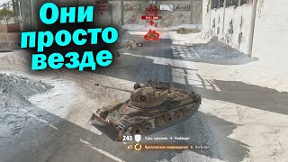 В центре замеса - (Мир Танков World of Tanks wot гайд смотрит реакция нарезка)